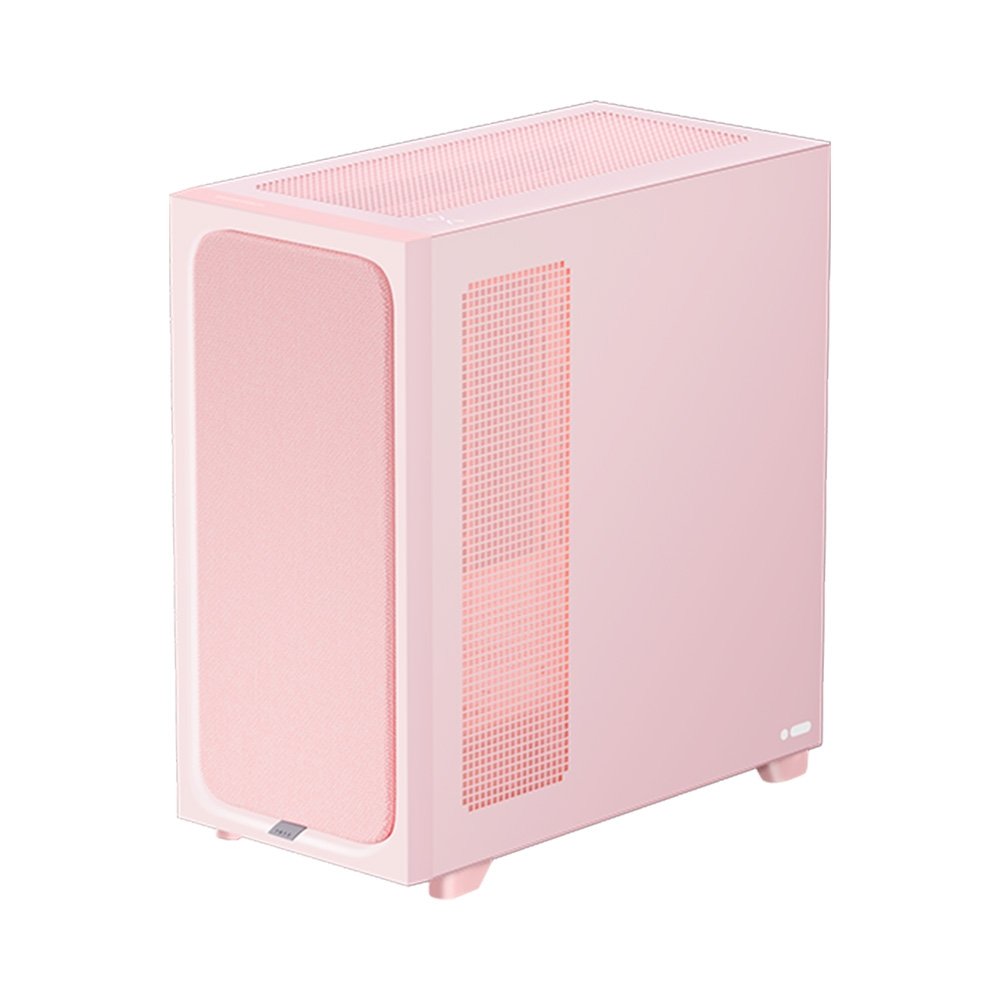 Imagem 3 de 8 do produto Gabinete Gamer TRYX Flova F50, Mid-Tower, ATX, com Fan Cross-Flow e Vidro Temperado, Rosa, Sem Fonte - C-F500F-FM1E-G0Q