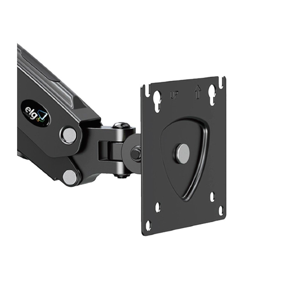 Imagem 2 de 11 do produto Suporte de Mesa Articulado para Monitor de 17" a 35" ELG, com Pistão a Gás e Cabo DisplayPort, VESA, Grafite - F98DP