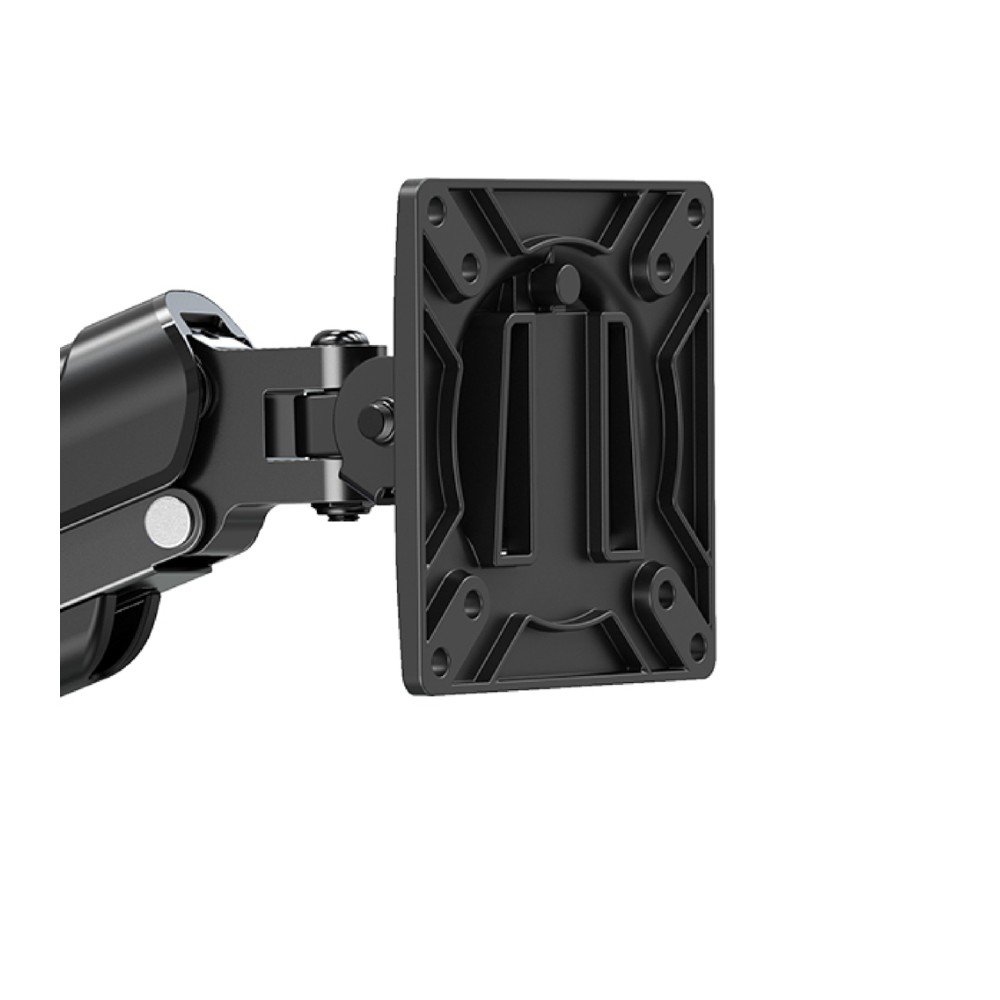 Imagem 2 de 13 do produto Suporte de Mesa Articulado Gamer para Monitor de 17" a 35" ELG, com Pistão a Gás, USB-A/C, RGB, Preto - F100RGB