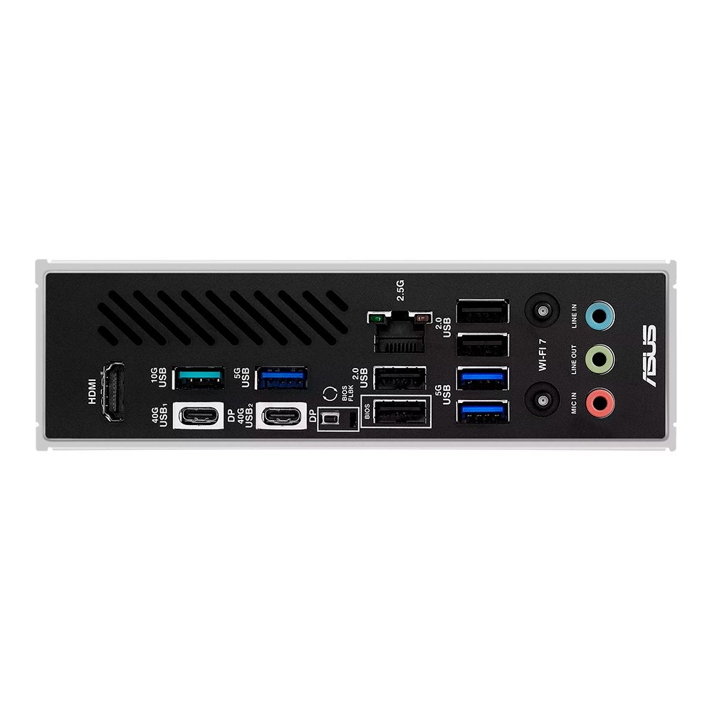 Placa Mãe ASUS X870 MAX GAMING WIFI7, AMD, AM5, ATX, DDR5, Wi-fi 7, Bluetooth, Preto - X870 MAX GAMING WIFI7 - view 7