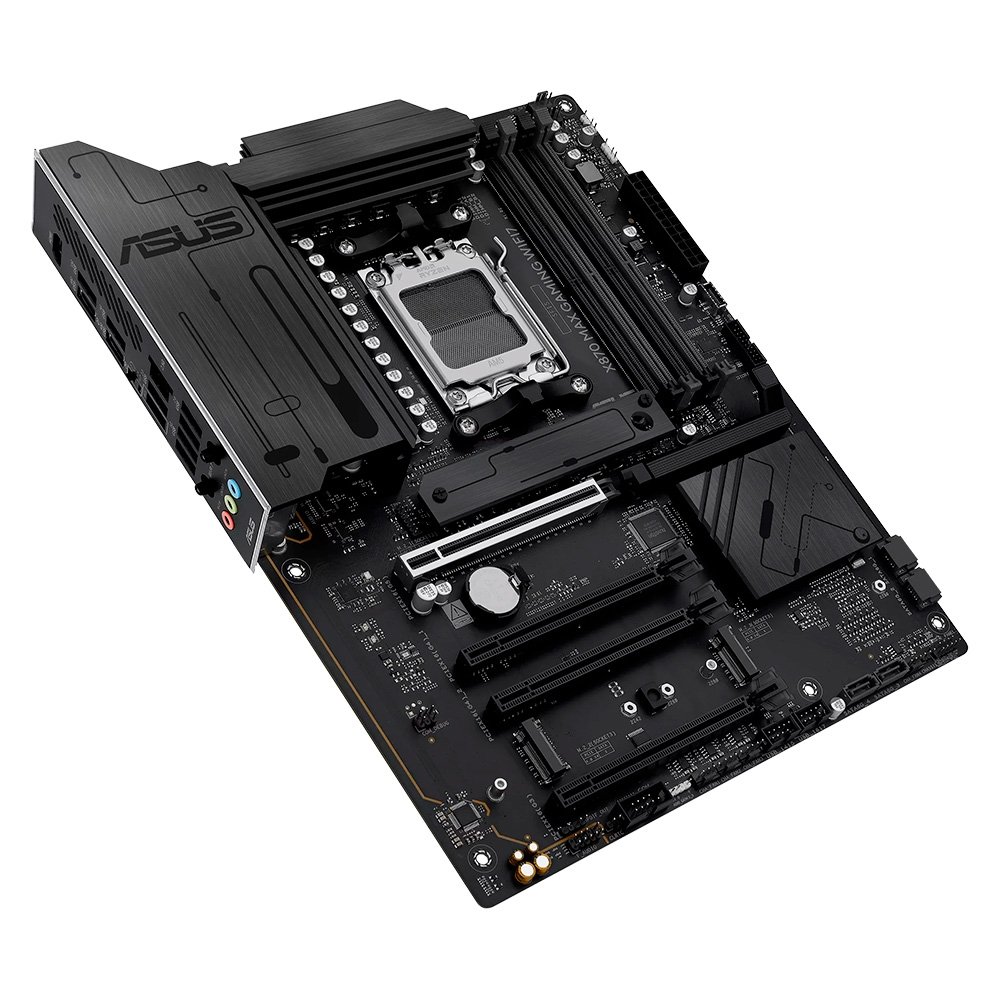 Placa Mãe ASUS X870 MAX GAMING WIFI7, AMD, AM5, ATX, DDR5, Wi-fi 7, Bluetooth, Preto - X870 MAX GAMING WIFI7 - view 5