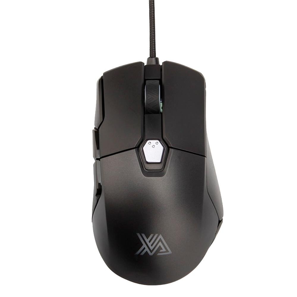 Imagem 2 de 4 do produto Mouse Gamer Xanova 5000DPI RGB 6 Botoes Prata/Preto Mensa - Galax XM310