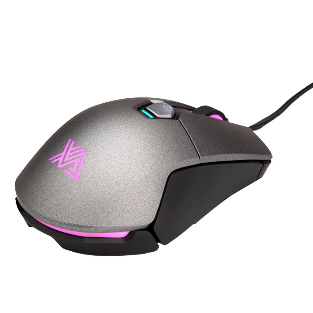 Imagem 3 de 4 do produto Mouse Gamer Xanova 16000DPI RGB 6 Botoes Prata/Preto Mensa Pro  - Galax XM380 Pro