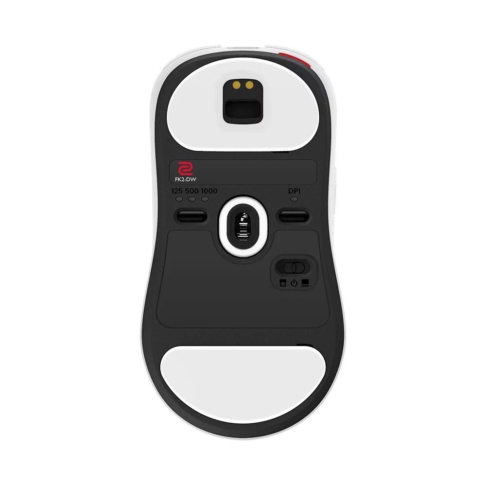 Mouse Gamer Sem Fio ( Balão.info) FK2-DW, 4K, Medium, 3200 DPI, com Base para Carregamento, Branco - 9H.N4MBE.A3E - foto 2