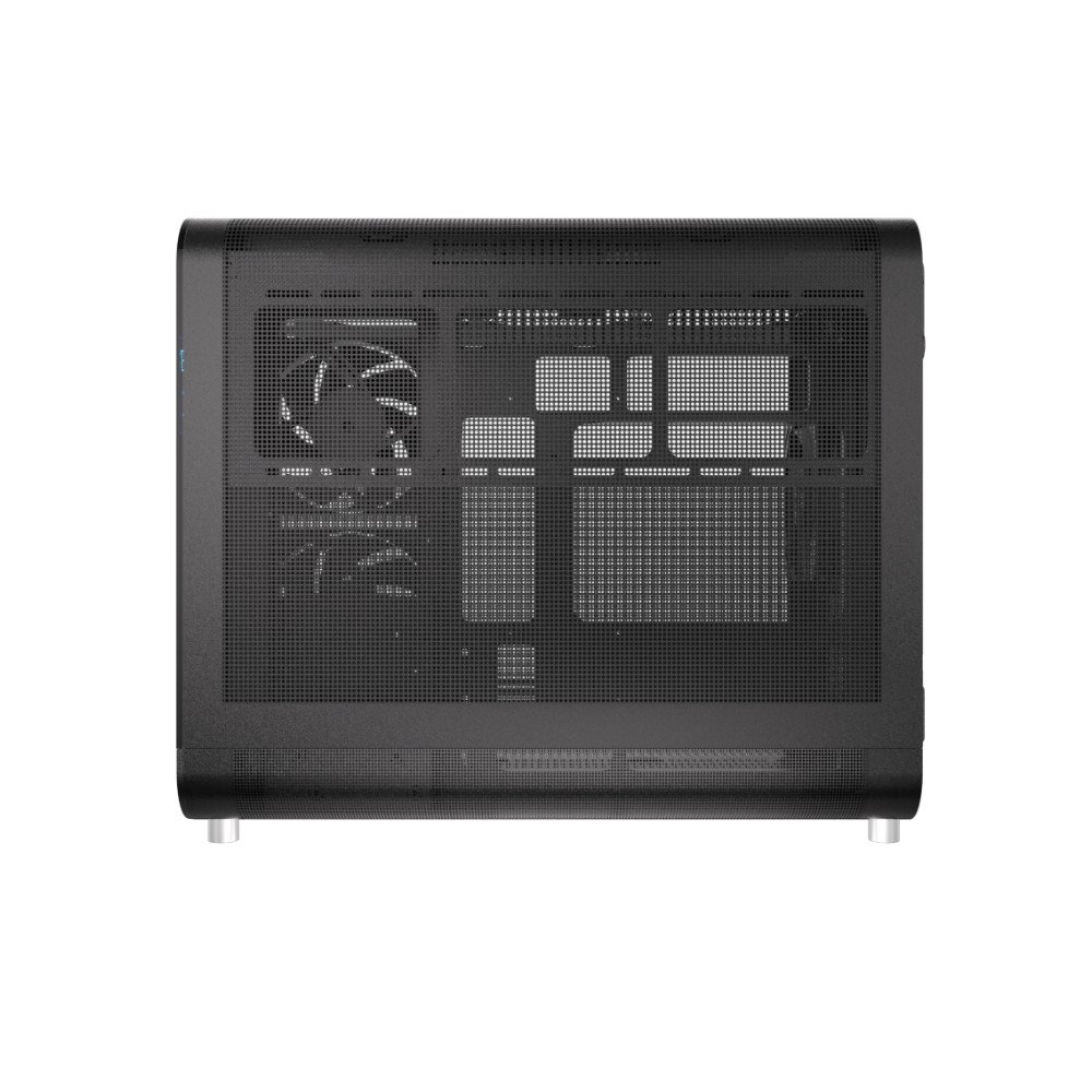 Imagem 4 de 14 do produto Gabinete Gamer Esgaming Aircredt 007, Mid Tower, M-ATX, Frontal e Lateral em Vidro Temperado, Sem Fans, Preto - Aircraft 007-BK