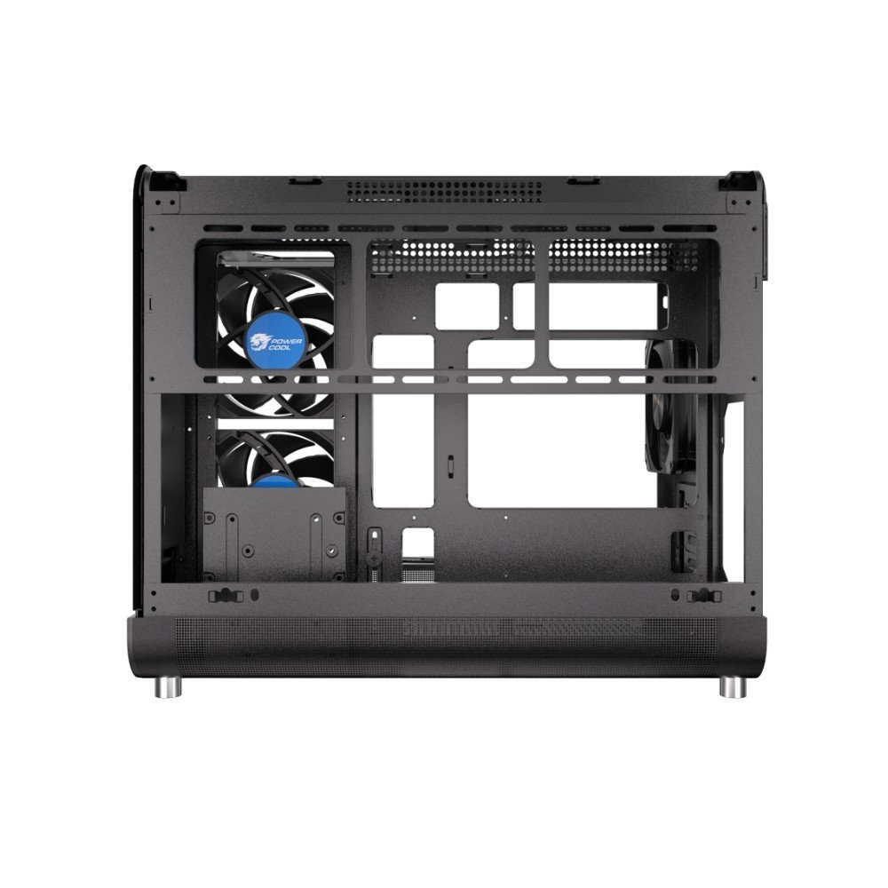 Imagem 14 de 14 do produto Gabinete Gamer Esgaming Aircredt 007, Mid Tower, M-ATX, Frontal e Lateral em Vidro Temperado, Sem Fans, Preto - Aircraft 007-BK