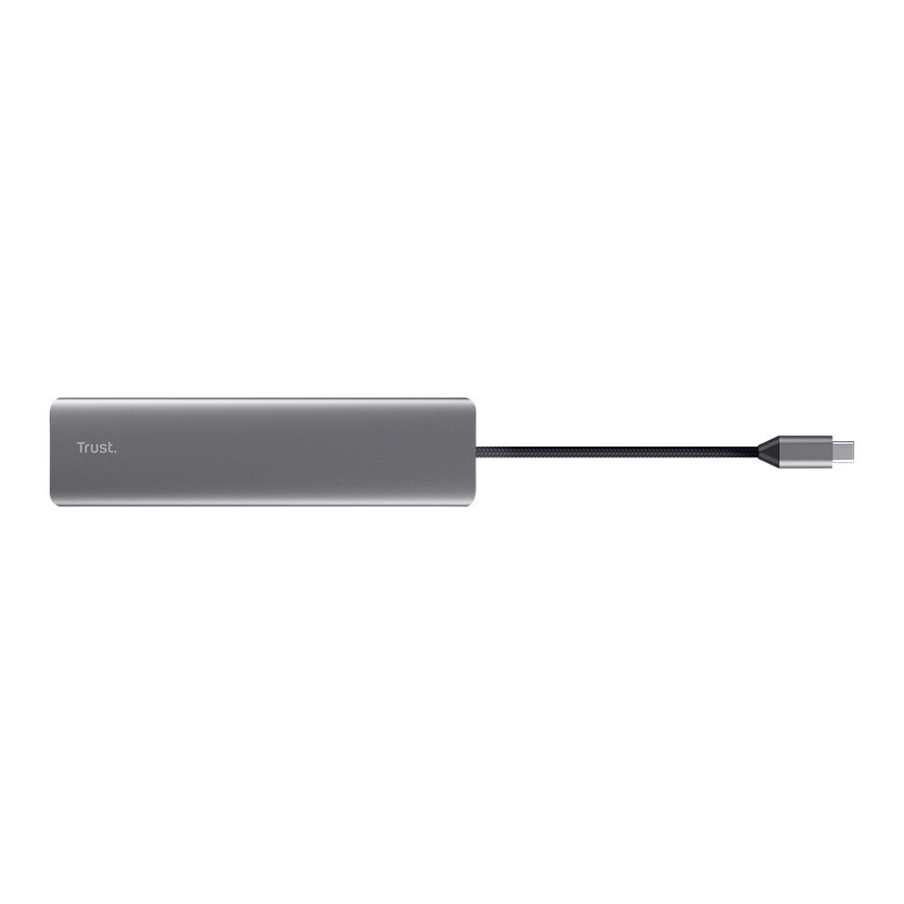 Imagem 4 de 6 do produto HUB DockStation Trust Dalyx USB-C, 7 em 1, para 2x HDMI, DisplayPort, 2x USB-A 3.2 Gen 1, USB-C 3.2 Gen 1, USB-C PD 100W - 25661