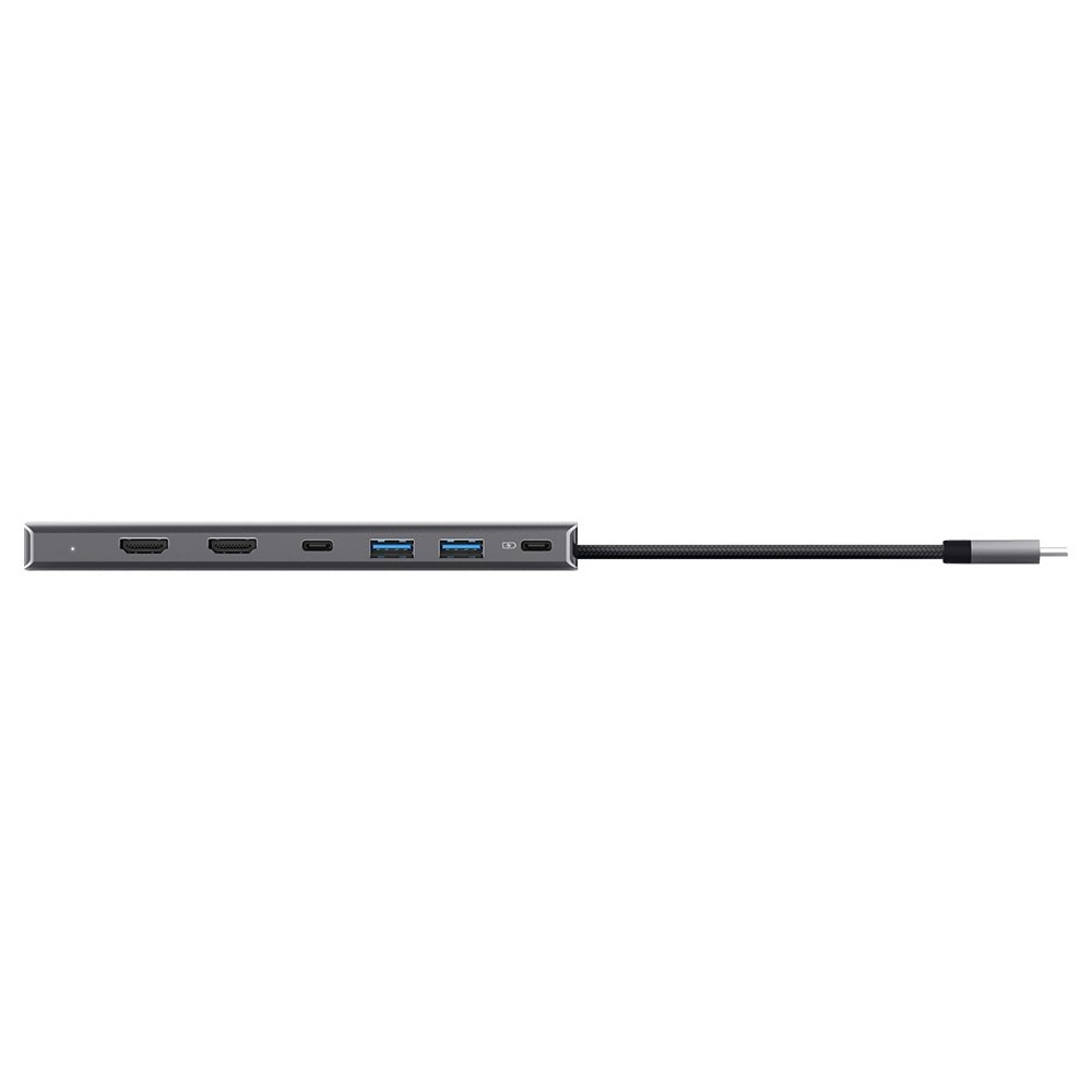 Imagem 6 de 6 do produto HUB DockStation Trust Dalyx USB-C, 7 em 1, para 2x HDMI, DisplayPort, 2x USB-A 3.2 Gen 1, USB-C 3.2 Gen 1, USB-C PD 100W - 25661