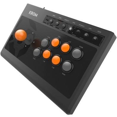 KROM Joystick Arcade FIGHTING STICK mecánico 8 botones PC/PS3/PS4/XBOX ONE  - ETCHILE