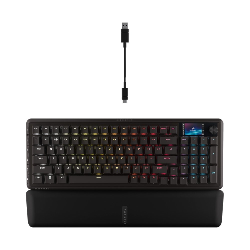 Teclado Mecânico Gamer ( Balão.info) Vanguard 96, RGB, Switch ( Balão.info) MLX Plasma, PBT Double-Shot, Preto - CH-91E901E-NA - foto 2