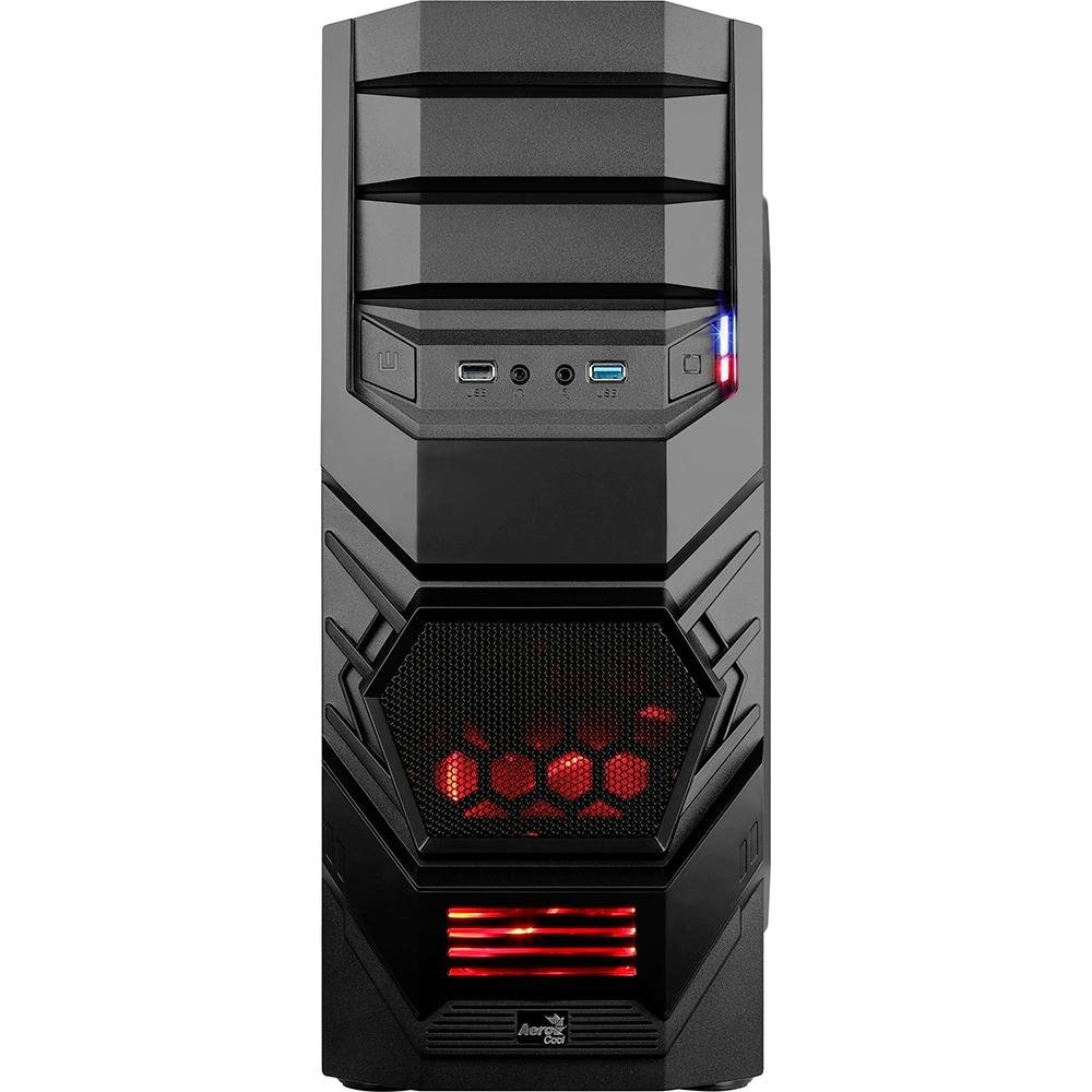 Gabinete Gamer AeroCool Cyclops Black Edition, Mid Tower, 1 USB 3.0 e 1 USB 2.0 - 63652 Gabinete Gamer AeroCool Cyclops Black Edition, Mid Tower, 1 USB 3.0 e 1 USB 2.0 - 63652