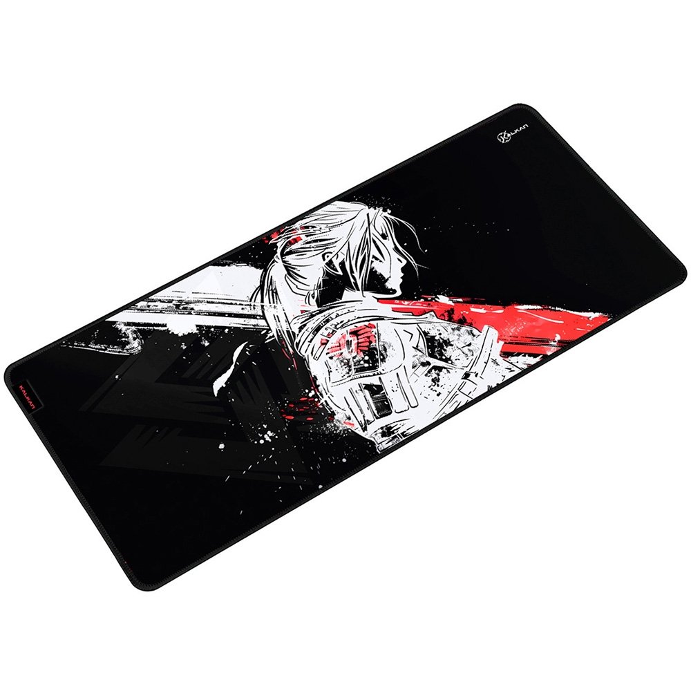 Imagem 5 de 9 do produto Mousepad Gamer Kalkan Aeris Extended, Speed, 900x400x4mm, Tecido, Preto - KLK00061