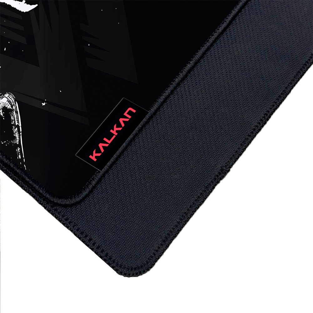 Imagem 6 de 9 do produto Mousepad Gamer Kalkan Aeris Extended, Speed, 900x400x4mm, Tecido, Preto - KLK00061