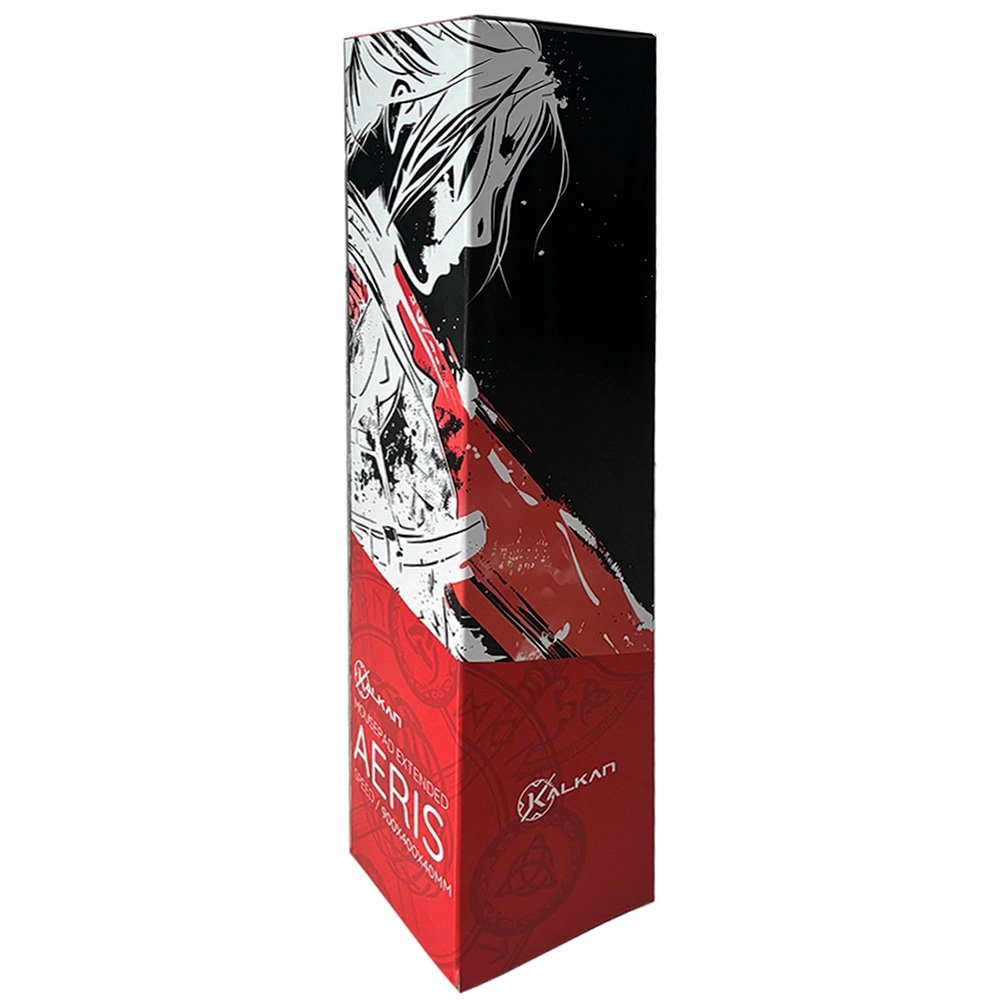 Imagem 9 de 9 do produto Mousepad Gamer Kalkan Aeris Extended, Speed, 900x400x4mm, Tecido, Preto - KLK00061
