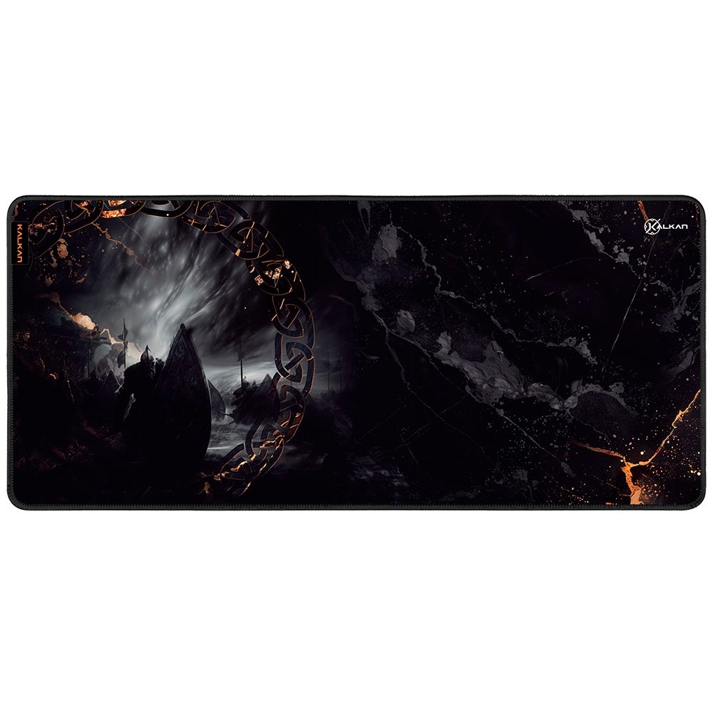 Mousepad Gamer Kalkan Ember Extended, Speed, 900x400x4mm, Tecido, Preto - KLK00062