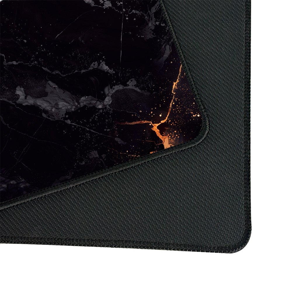 Imagem 8 de 9 do produto Mousepad Gamer Kalkan Ember Extended, Speed, 900x400x4mm, Tecido, Preto - KLK00062