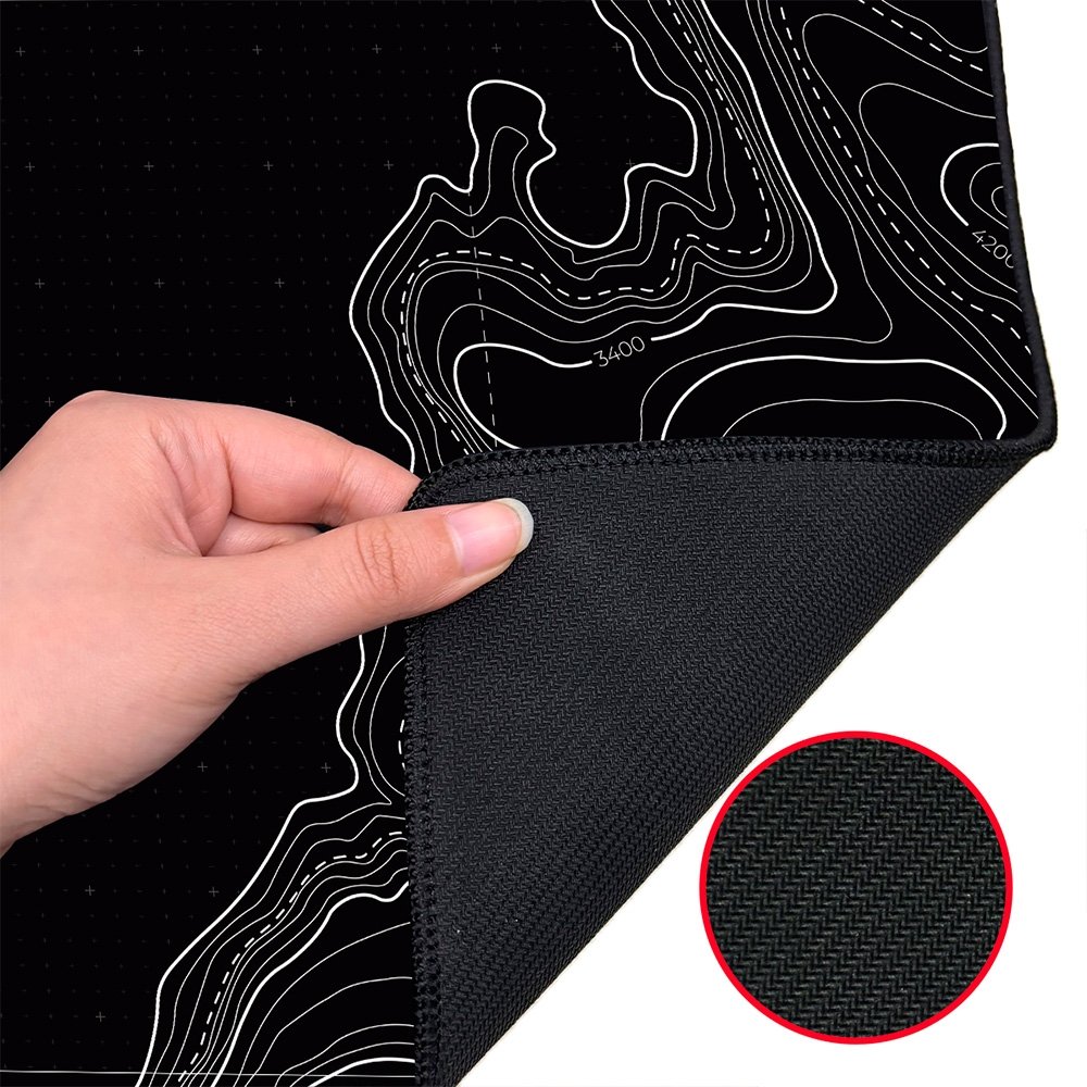 Mousepad Gamer Kalkan Strata Extended, Speed, 900x400x4mm, Tecido, Preto - KLK00063 - view 6
