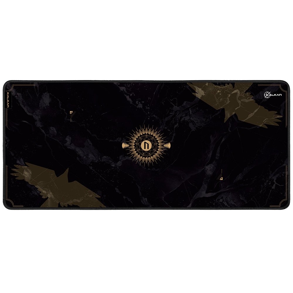 Mousepad Gamer Kalkan Gaze Extended, Control, 900x400x4mm, Tecido, Preto - KLK00064 Mousepad Gamer Kalkan Gaze Extended, Control, 900x400x4mm, Tecido, Preto - KLK00064