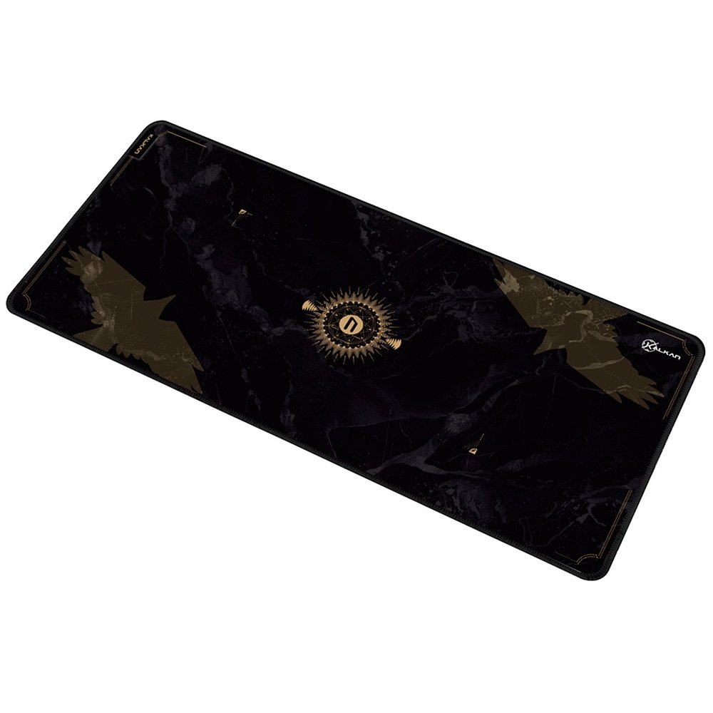 Mousepad Gamer Kalkan Gaze Extended, Control, 900x400x4mm, Tecido, Preto - KLK00064 Mousepad Gamer Kalkan Gaze Extended, Control, 900x400x4mm, Tecido, Preto - KLK00064