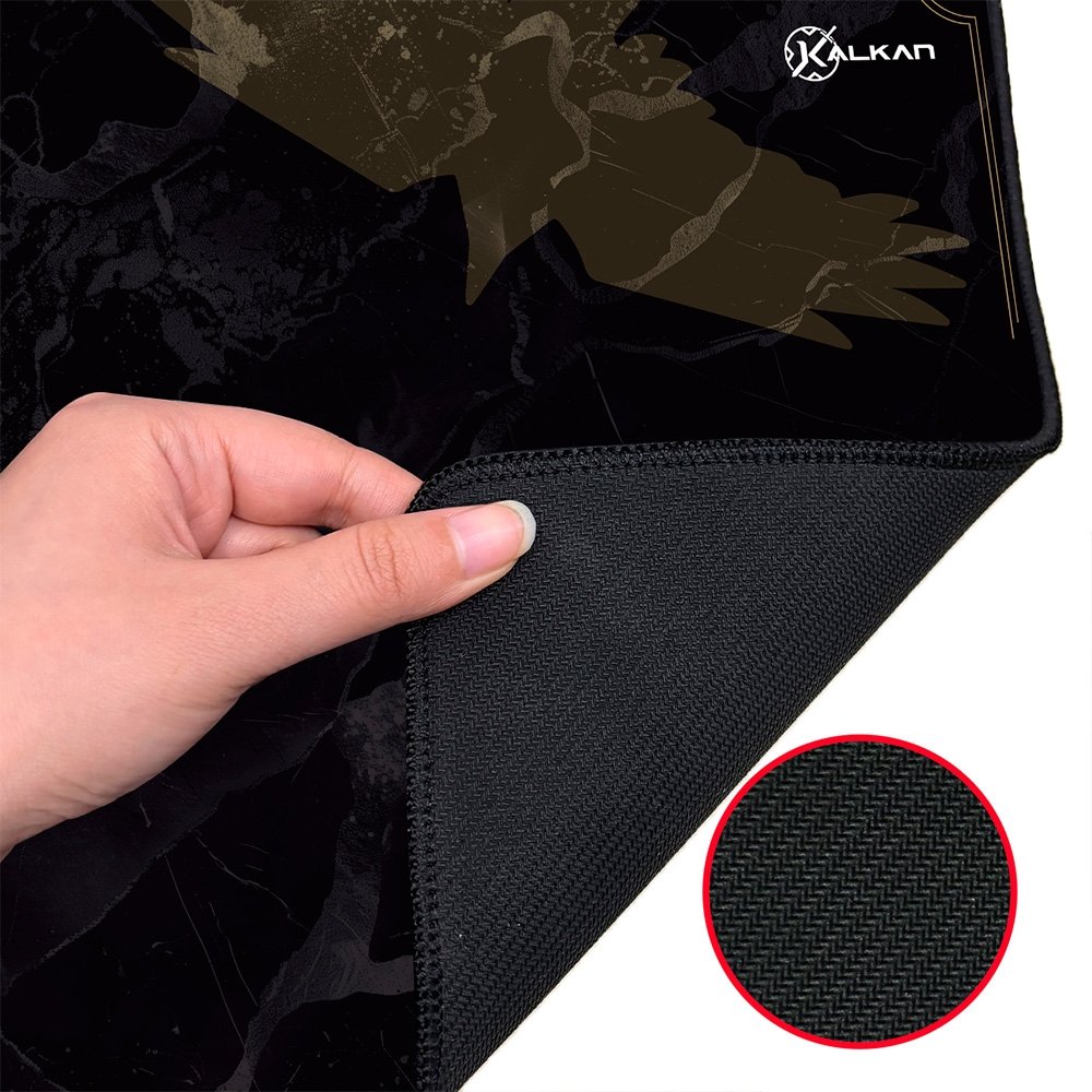 Mousepad Gamer Kalkan Gaze Extended, Control, 900x400x4mm, Tecido, Preto - KLK00064 Mousepad Gamer Kalkan Gaze Extended, Control, 900x400x4mm, Tecido, Preto - KLK00064