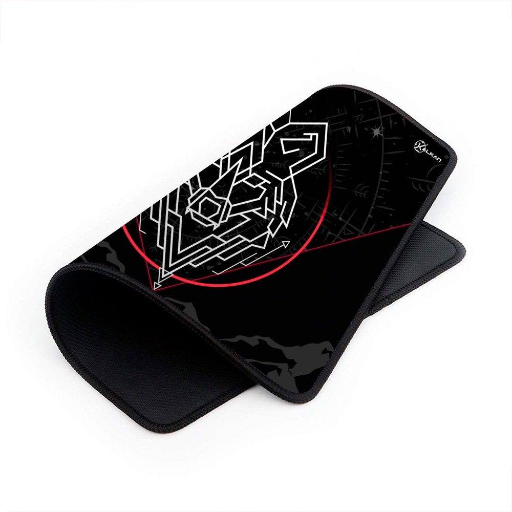 Imagem 5 de 8 do produto Mousepad Gamer Kalkan Lupus L, Speed, 500x400x4mm, Preto - KLK00065