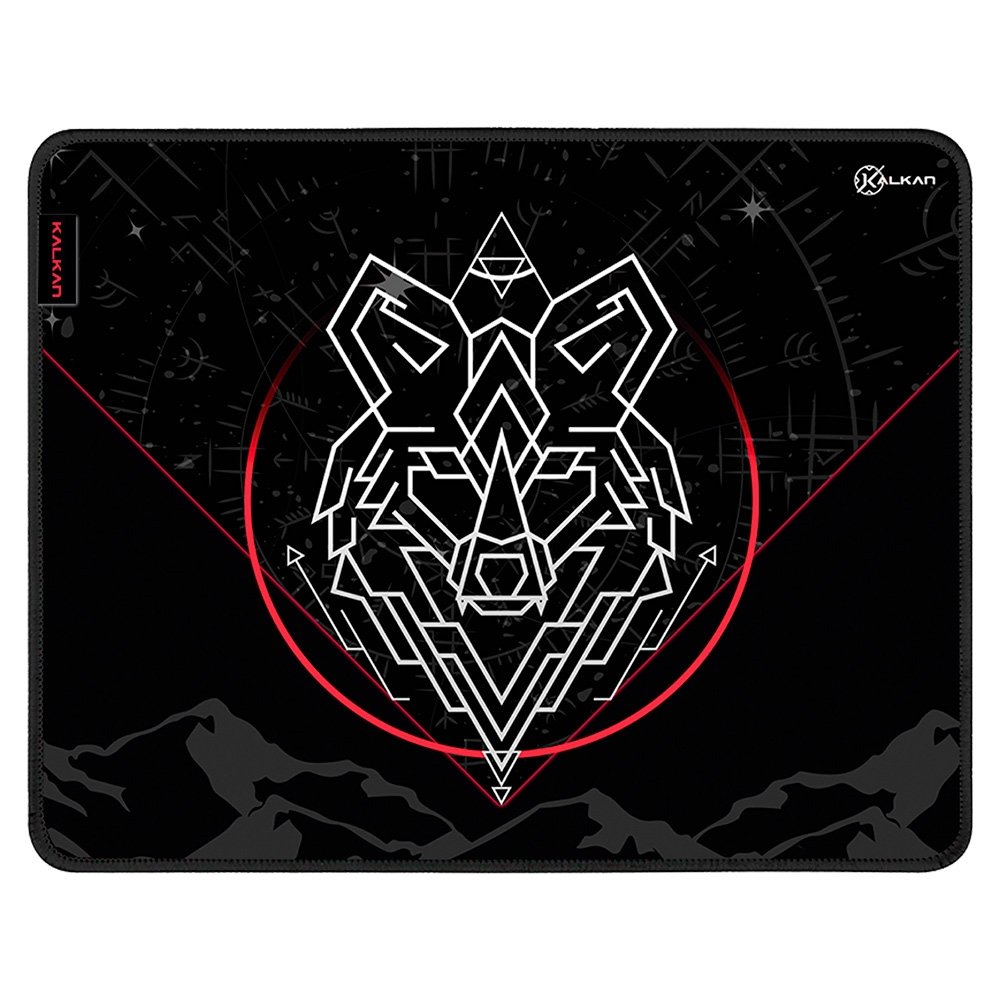 Mousepad Gamer Kalkan Lupus L, Speed, 500x400x4mm, Preto - KLK00065