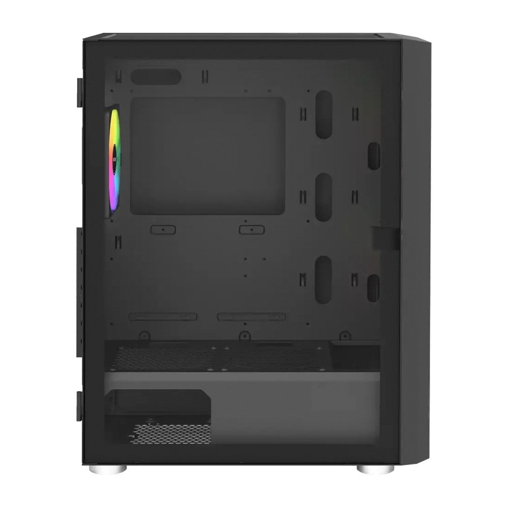 Gabinete Gamer Montech X2 PLUS, Mid Tower, Lateral em Vidro, 3X Fans, Preto - X2PLUSB - view 4