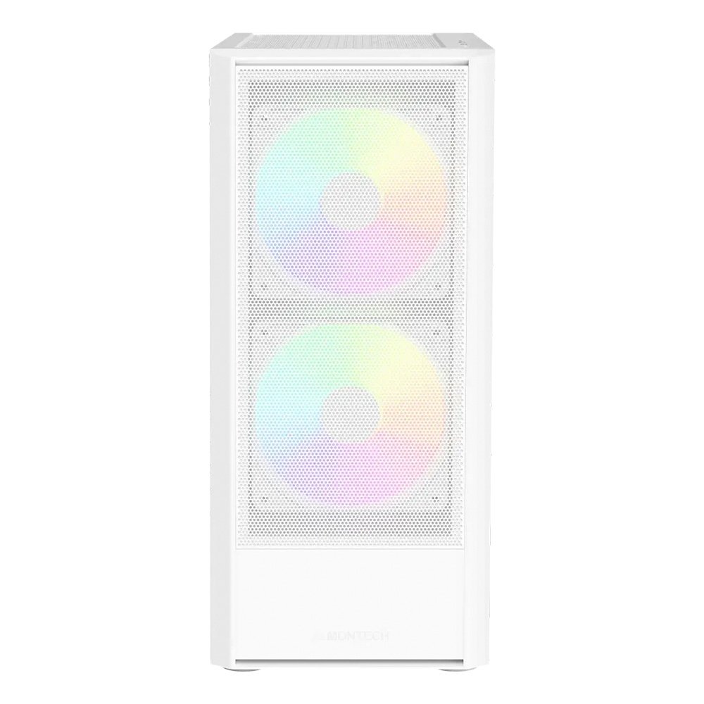 Imagem 2 de 7 do produto Gabinete Gamer X2 PLUS, Mid Tower, Lateral em Vidro, 3X Fans, Branco - X2PLUSB