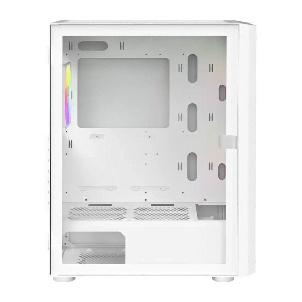 Imagem 5 de 7 do produto Gabinete Gamer X2 PLUS, Mid Tower, Lateral em Vidro, 3X Fans, Branco - X2PLUSB