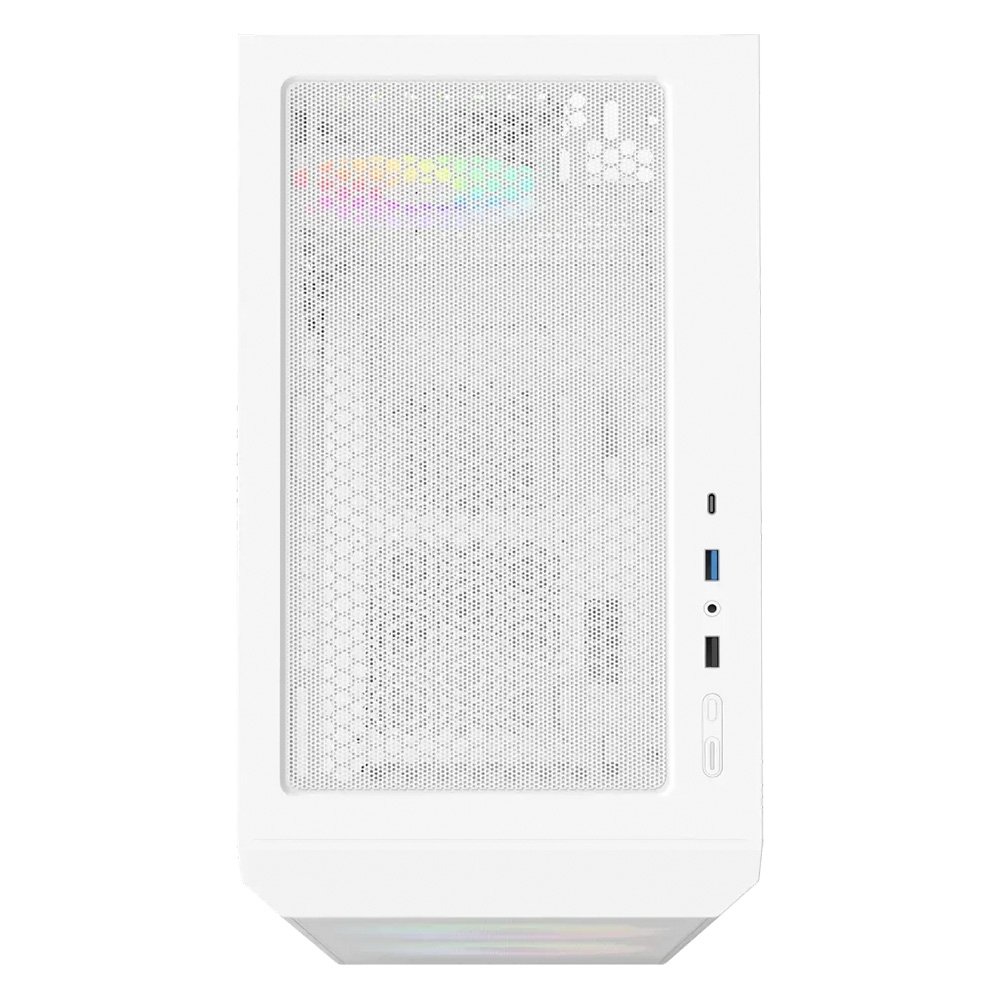 Imagem 4 de 7 do produto Gabinete Gamer X2 PLUS, Mid Tower, Lateral em Vidro, 3X Fans, Branco - X2PLUSB
