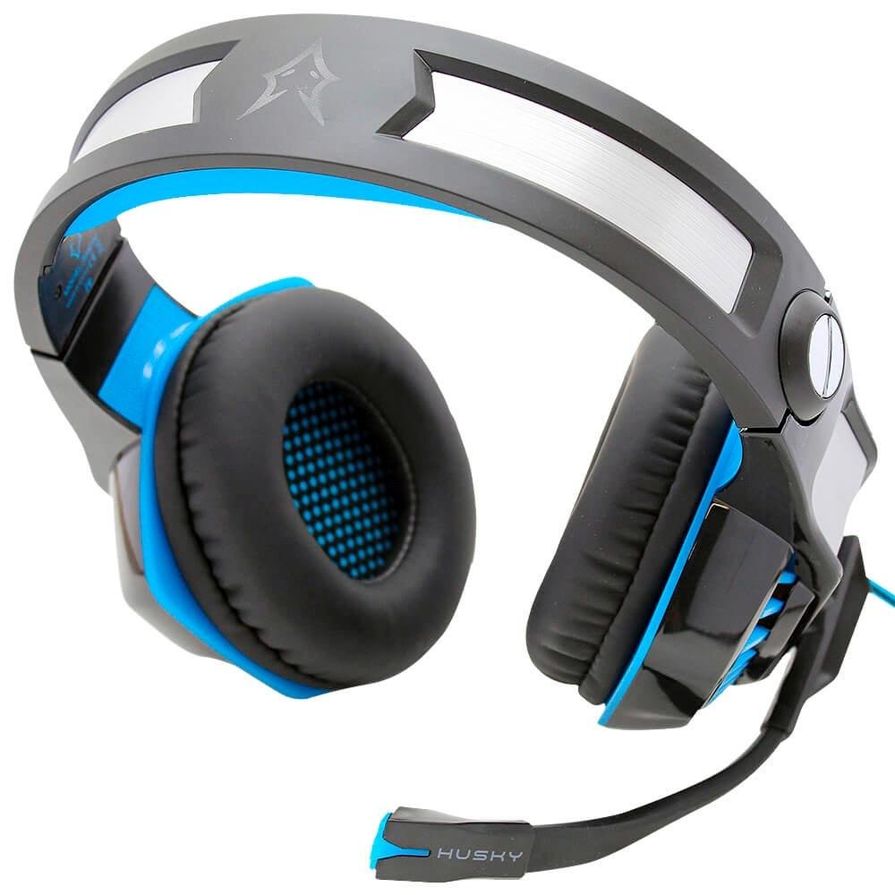 Imagem 4 de 14 do produto Headset Gamer Husky Snow, USB, 7.1 Surround, LED Azul - HS-HSN-BL