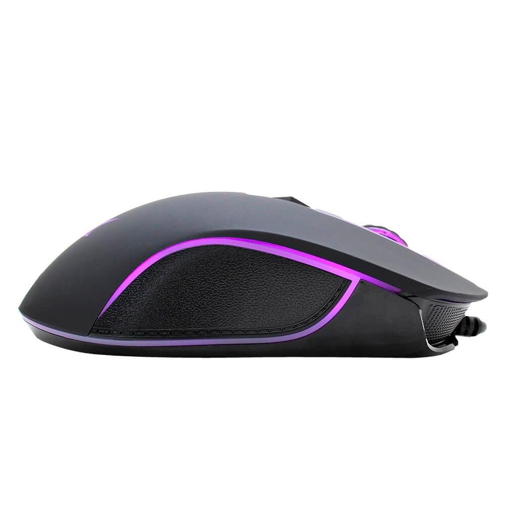 Imagem 13 de 18 do produto Kit Gamer Husky Teclado Mecânico Outemu Blue e Mouse 2400 DPI com LED, Storm - MK-HST-KRGB