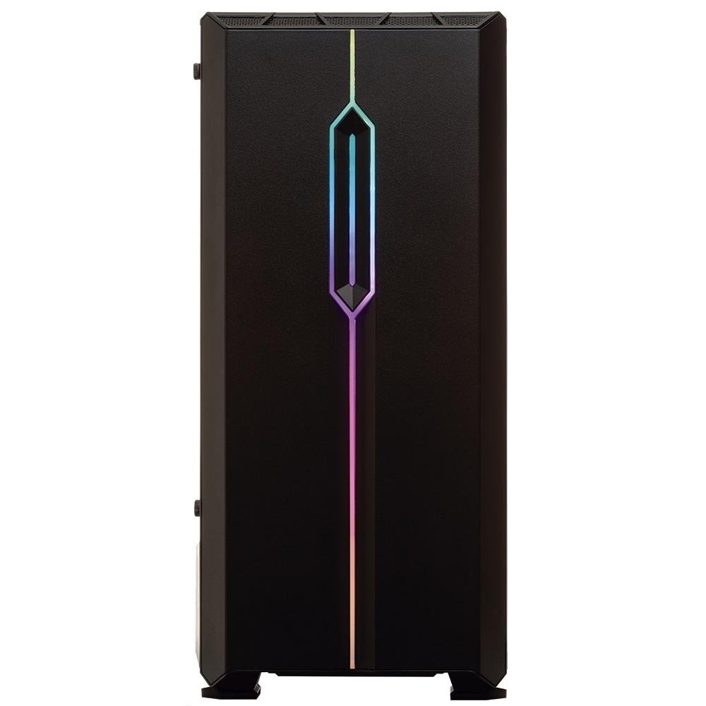 Imagem 3 de 7 do produto Gabinete Gamer Husky Gaming Avalanche, Preto, Mid Tower, 3 Fans RGB, Lateral de Vidro Temperado - HGMC002