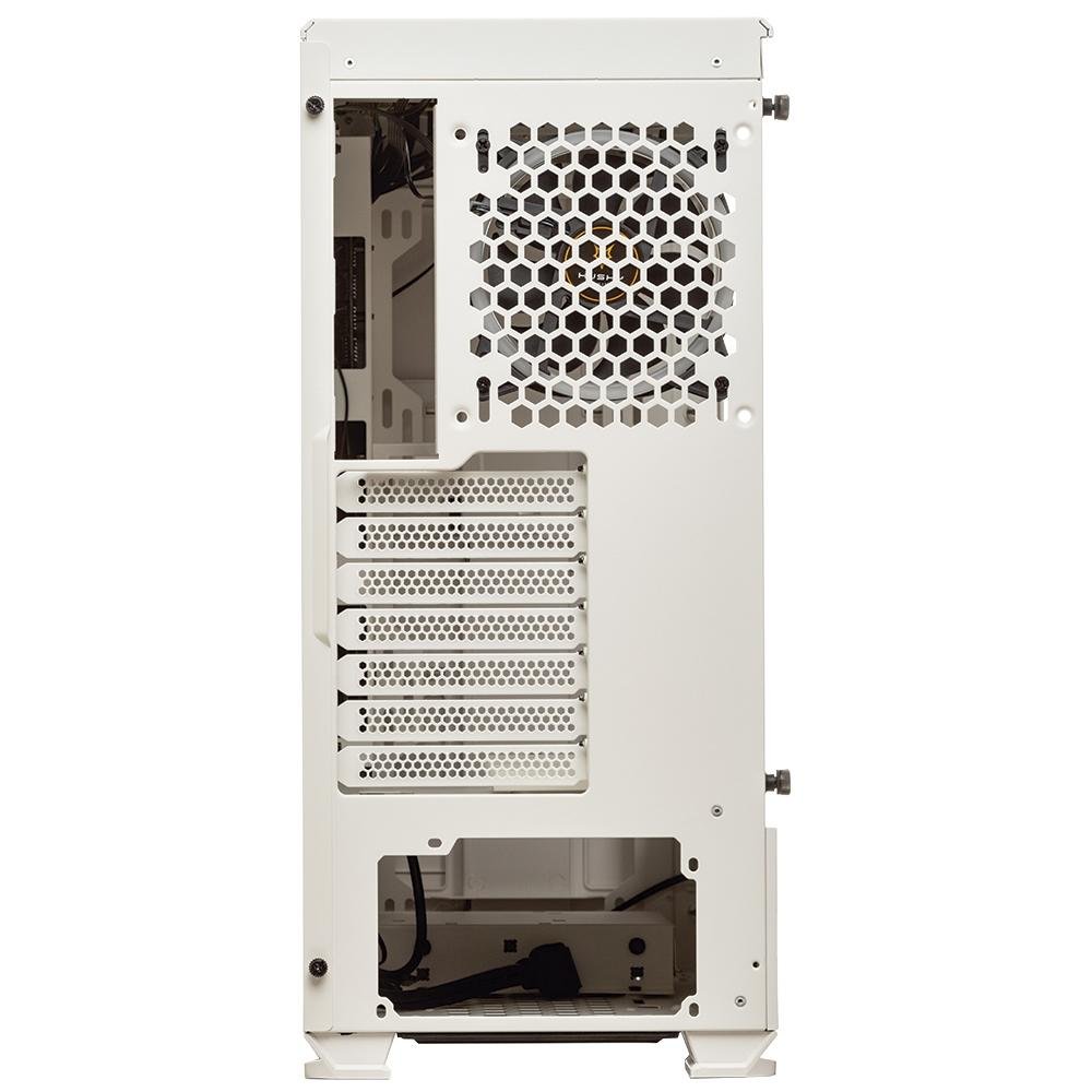 Imagem 5 de 7 do produto Gabinete Gamer Husky Gaming Avalanche, Branco, Mid Tower, 3 Fans RGB, Lateral Vidro de temperado - HGMC003