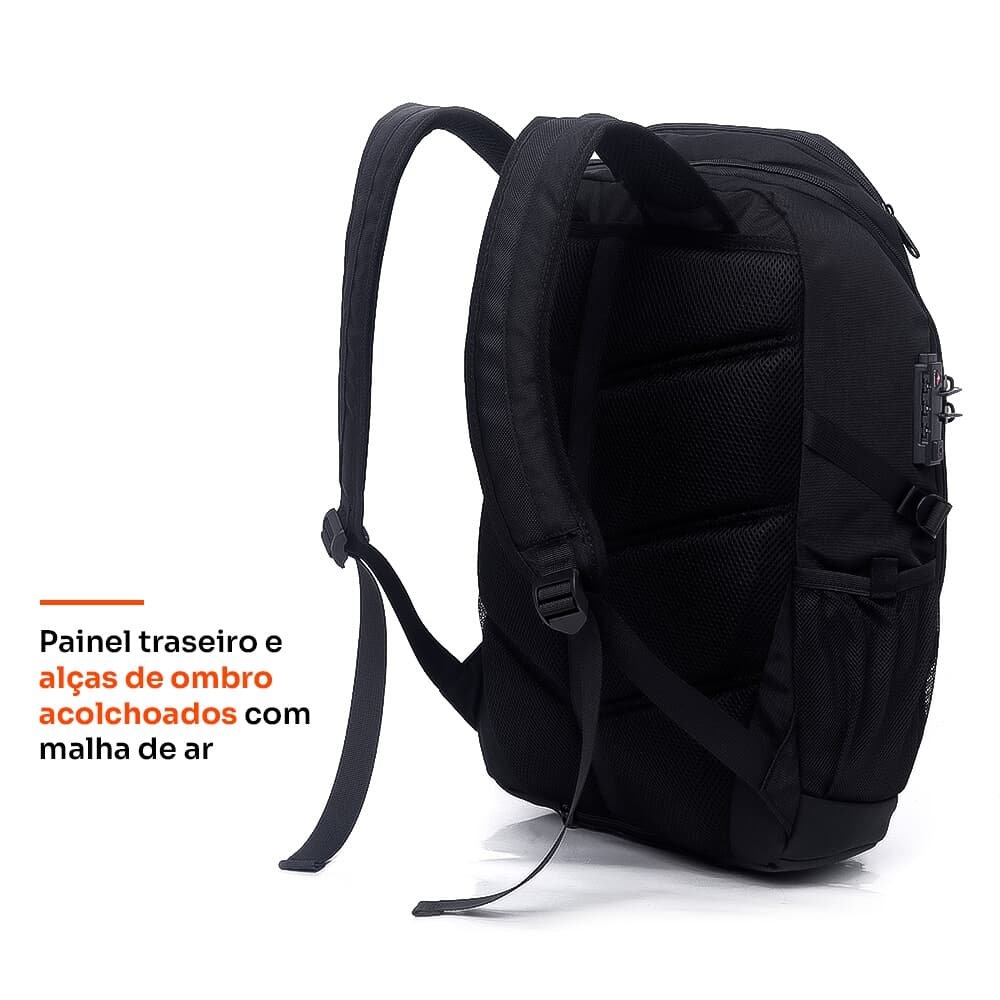 Mochila Gamer Balão.info Avalanche, Acolchoada, 33 Litros, Compartimento Notebook 17, Preta - HGMG000 - view 2