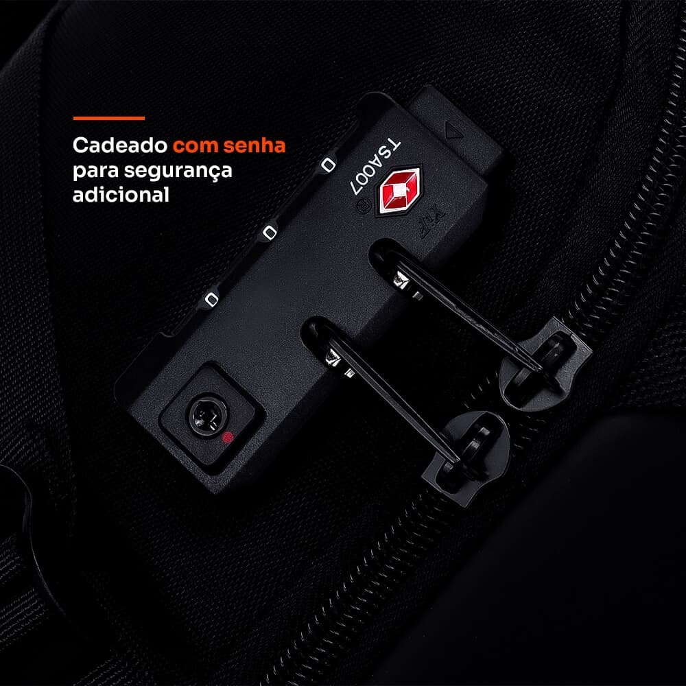 Mochila Gamer Balão.info Avalanche, Acolchoada, 33 Litros, Compartimento Notebook 17, Preta - HGMG000 - view 5