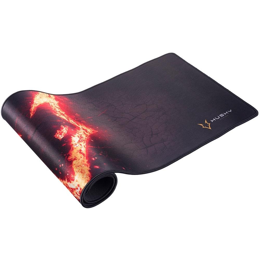 Imagem 5 de 8 do produto Mousepad Gamer Husky Gaming Storm, Fire, Speed, Extra Grande 900x290mm - MP-HST-FR