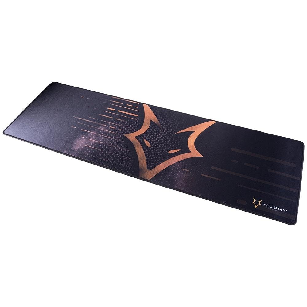 Imagem 3 de 9 do produto Mousepad Gamer Husky Gaming Storm, Gold, Speed, Extra Grande 900x290mm - MP-HST-TR