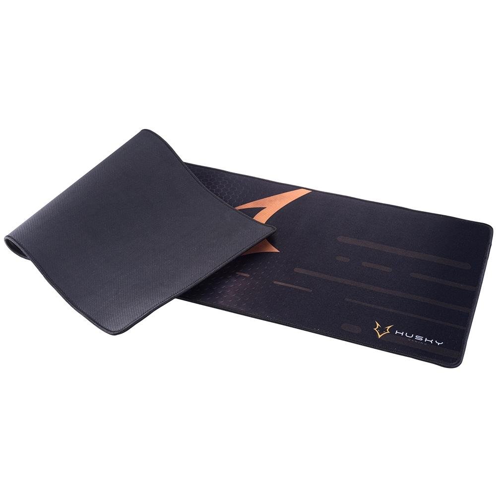 Imagem 5 de 9 do produto Mousepad Gamer Husky Gaming Storm, Gold, Speed, Extra Grande 900x290mm - MP-HST-TR