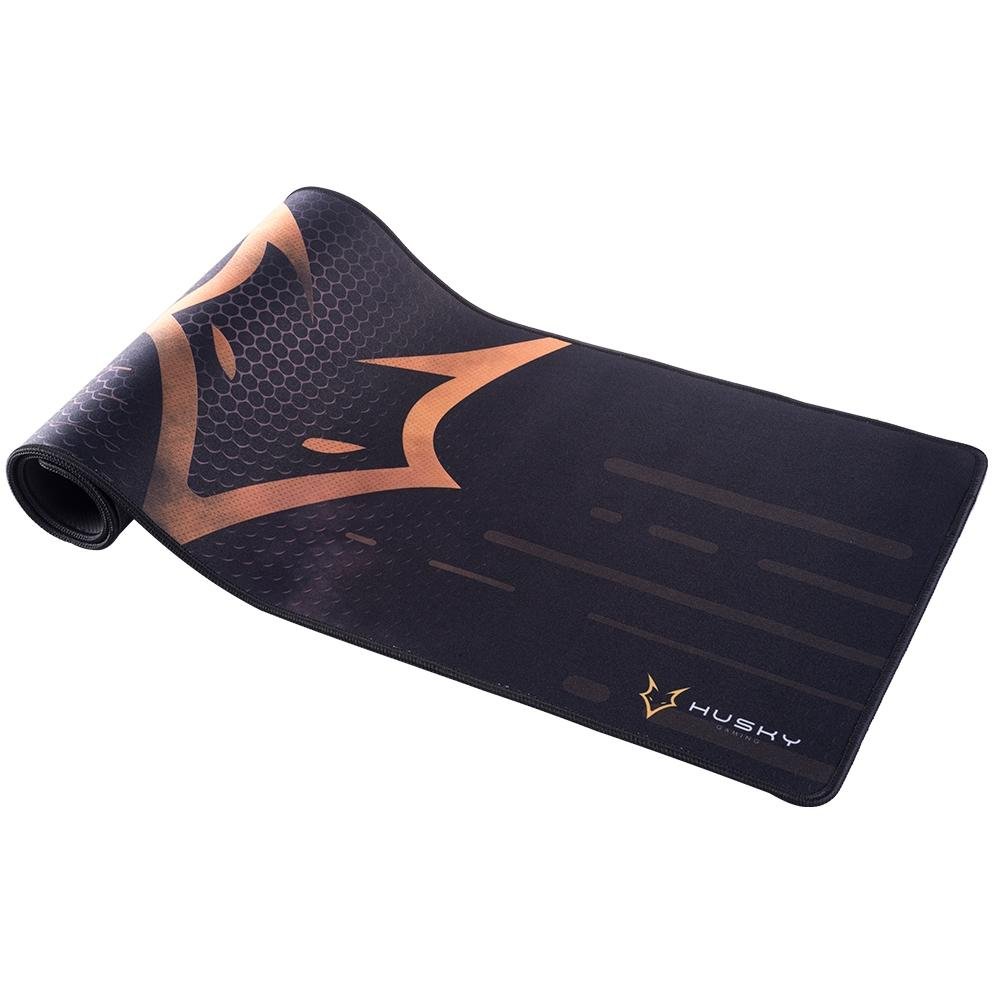 Imagem 6 de 9 do produto Mousepad Gamer Husky Gaming Storm, Gold, Speed, Extra Grande 900x290mm - MP-HST-TR