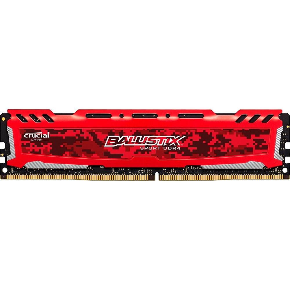 Memória Crucial Ballistix Sport LT 8GB 2666Mhz DDR4 | KaBuM!