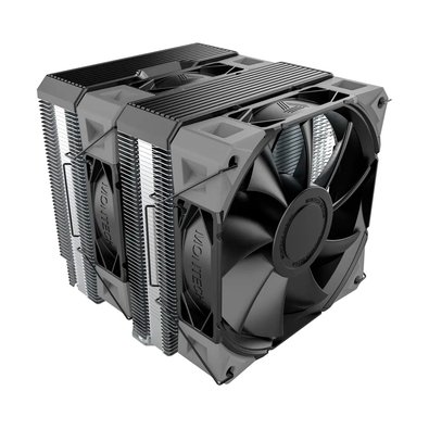 Air Cooler Montech NX600, Dual Tower, 120mm, Intel e AMD, Preto - NX600B