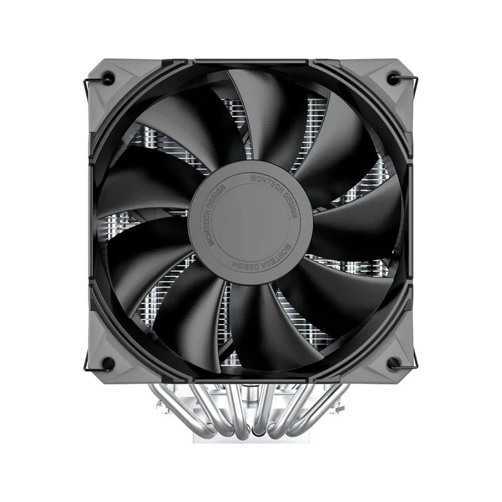 Imagem 2 de 7 do produto Air Cooler Montech NX600, Dual Tower, 120mm, Intel e AMD, Preto - NX600B
