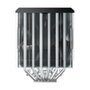 Air Cooler Montech NX600, Dual Tower, 120mm, Intel e AMD, Preto - NX600B
