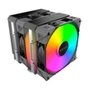 Air Cooler Montech NX600, ARGB, Dual Tower, 120mm, Intel e AMD, Preto - NX600ARGBB 3