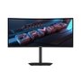 Monitor Gamer Curvo Gigabyte 34", QHD, 120Hz, 1ms, VA, Adaptive-Sync, FreeSync Premium, HDR Ready, Altura Ajustável, Preto - GS34WQCA