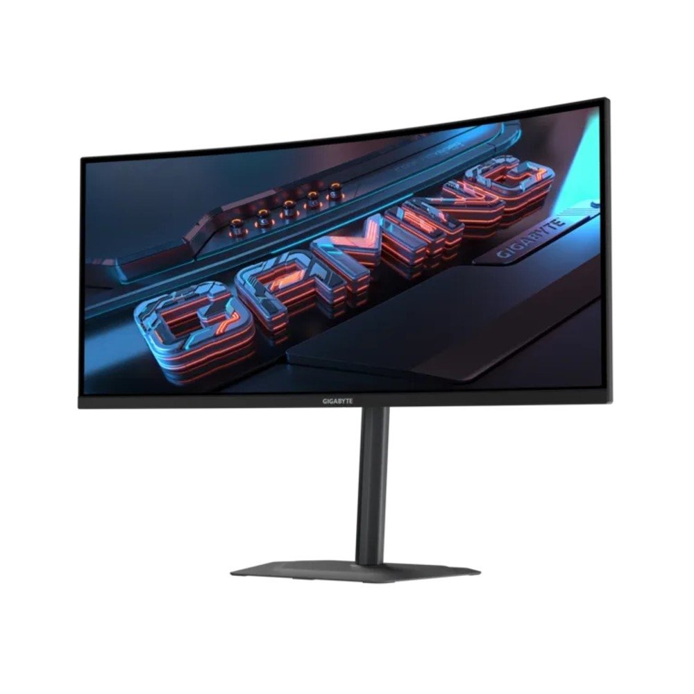 Monitor Gamer Curvo Gigabyte 34, QHD, 120Hz, 1ms, VA, Adaptive-Sync, FreeSync Premium, HDR Ready, Altura Ajustável, Preto - GS34WQCA - view 3