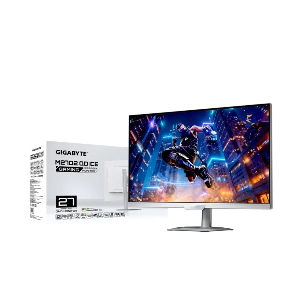 "Monitor Gamer ( Balão.info) 27"", QHD, 200Hz, 1ms, IPS, Adaptive-Sync, G-Sync, HDR 400, USB-C, Altura Ajustável, Branco - M27Q2 QD ICE" - foto 5