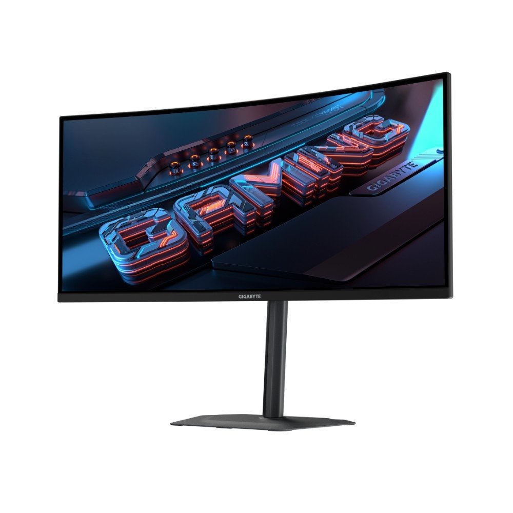 Monitor Gamer Curvo Gigabyte 34, QHD, 200Hz, 1ms, VA, Adaptive-Sync, FreeSync Premium, HDR 400, Som Integrado, Preto - G34WQC2 - view 2