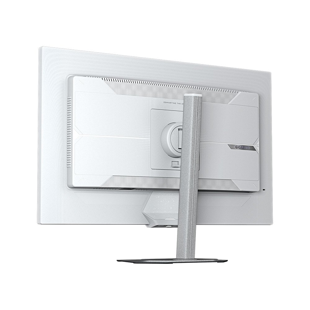 Imagem 4 de 8 do produto Monitor Gamer Gigabyte 27", Dual Mode, 4K, 160Hz, 1ms, IPS, G-Sync, FreeSync Premium, HDR 400, USB-C, Som Integrado, Branco - M27UP ICE
